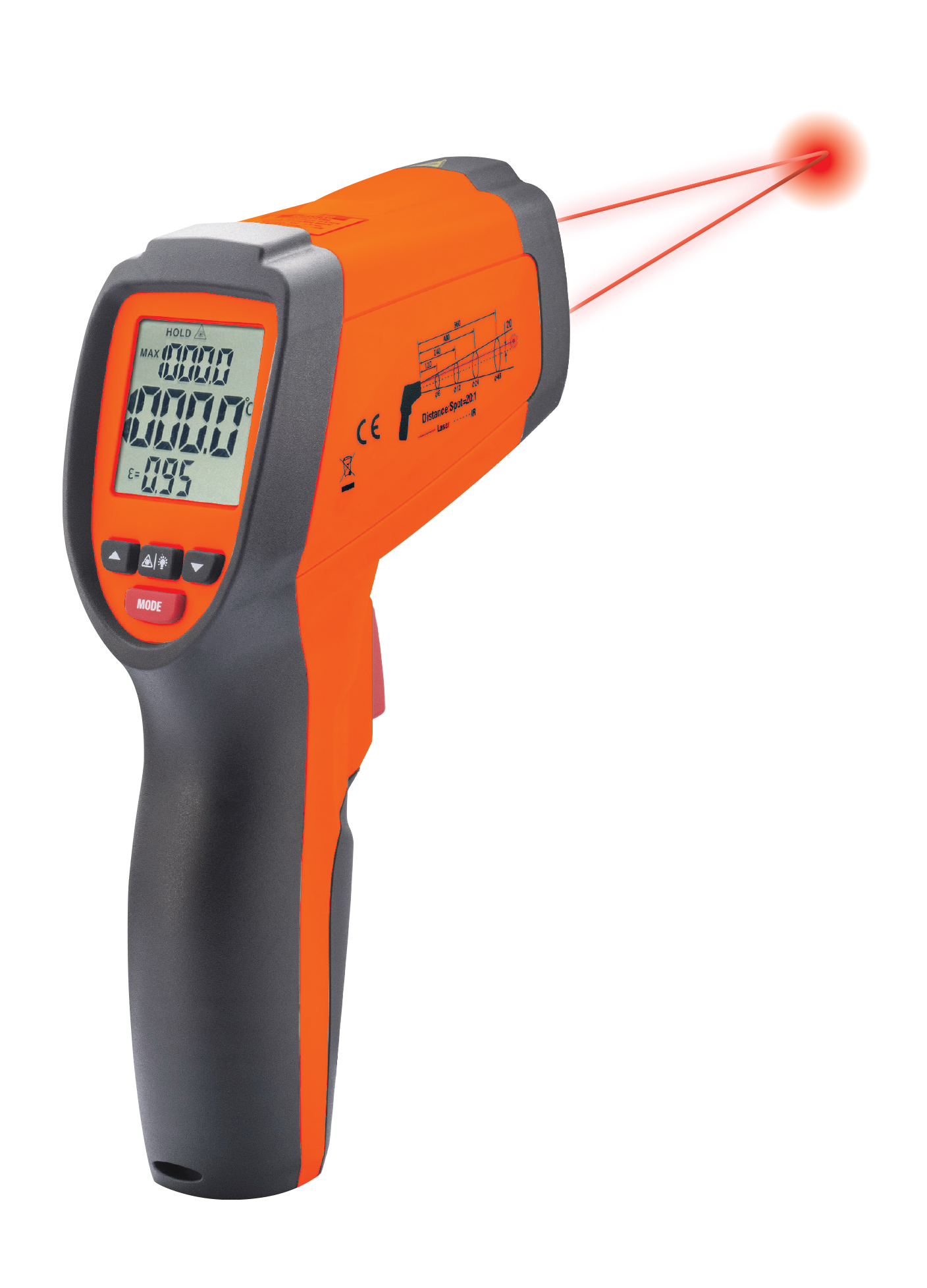 ZI-9689 Infrared Thermometer 850C