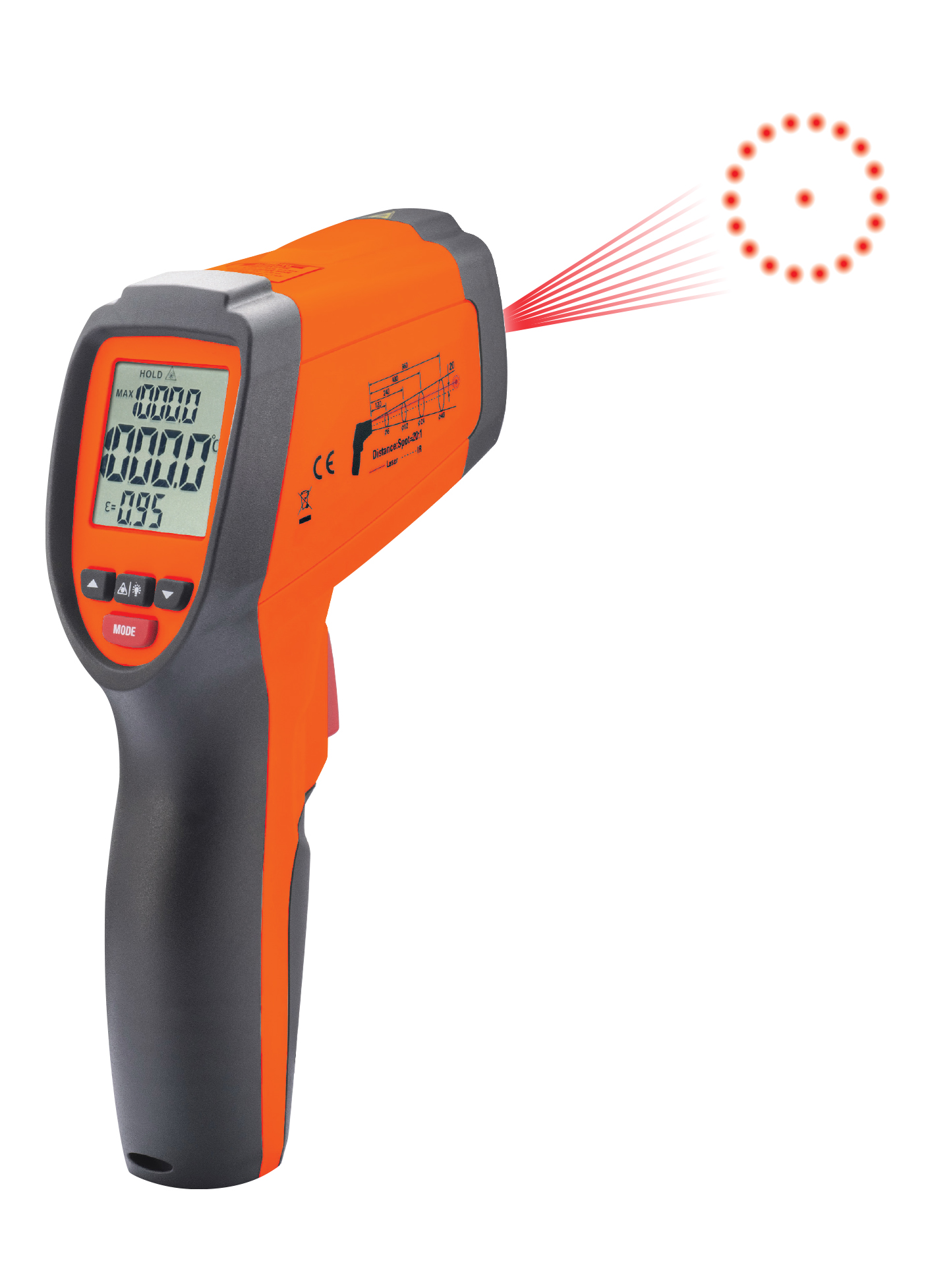 ZI-9699 Infrared Thermometer 1000C